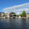 Город Амстердам, река Амстел.