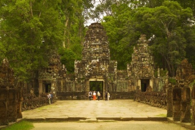 Храм Преах Кхан в Камбодже