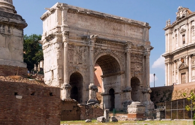 Триумфальная арка Септимия Севера в Риме