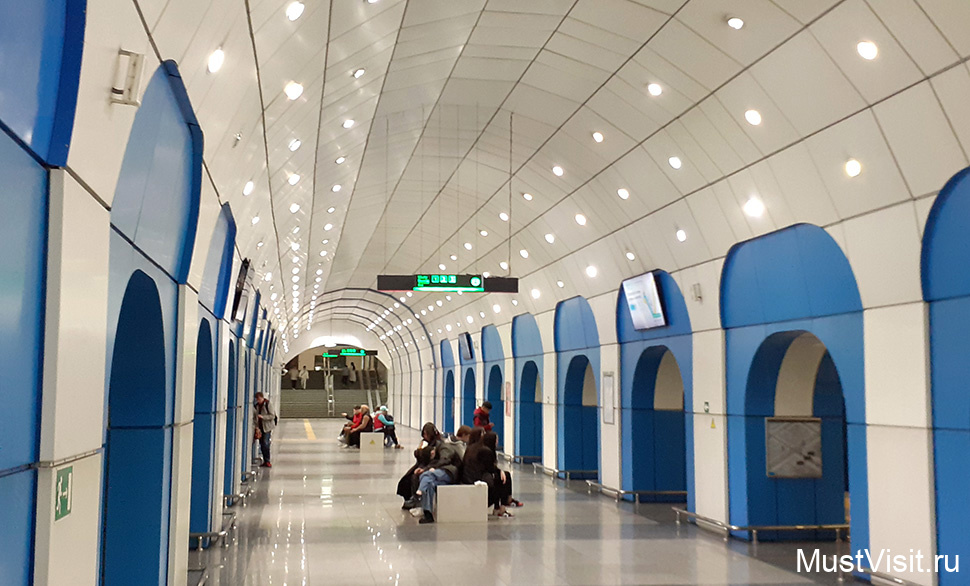 Станция метро Байконур в Алматы