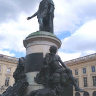 Королевская площадь в Реймсе, памятник королю Франции Людовику XV.