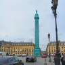 Вандомская площадь с колонной в Париже