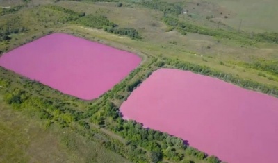 Розовое озеро Самара