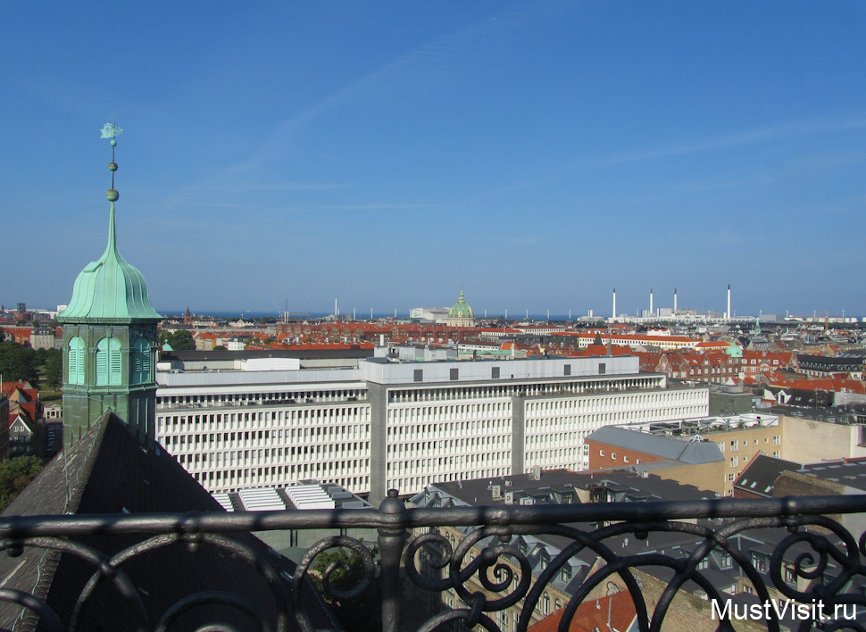 Вид на город со смотровой площадки "Круглой башни"