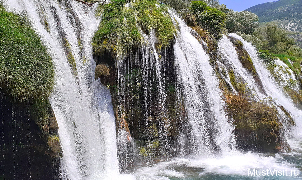 Водопад Провалие в городе Столац