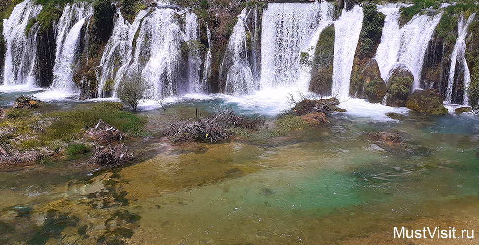Водопад Провалие в городе Столац