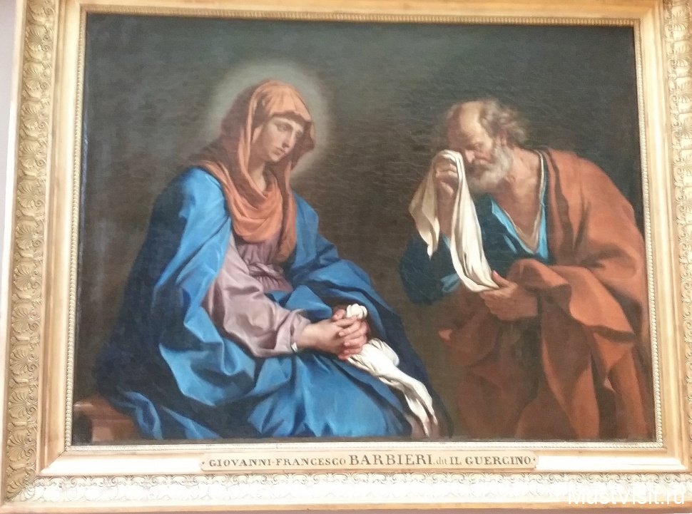 Гверчино, Св. Петр плачет перед Богородицей