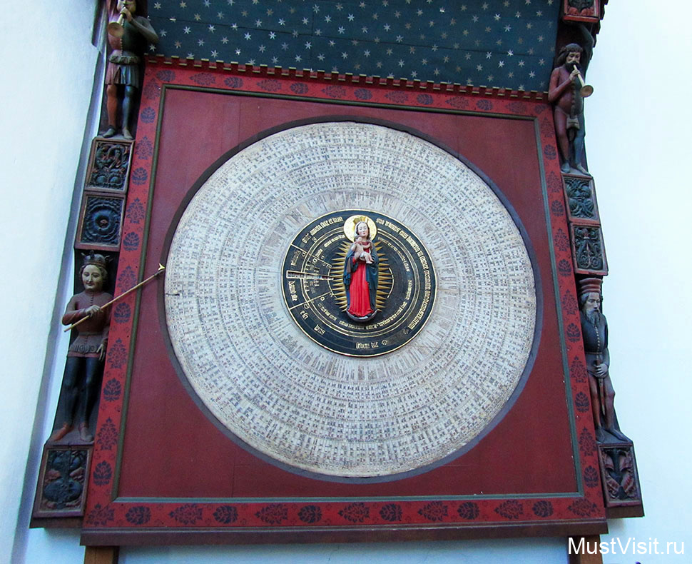 Астрономические часы в Костеле Девы Марии в Гданьске