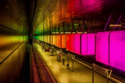 Станция метро ХафенСити в Гамбурге