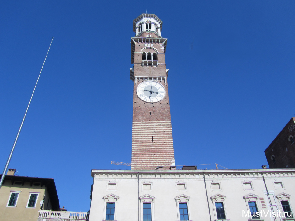 Башня Ламберти в Вероне