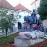 Скульптура Святой Георгий убивает дракона  в Загребе