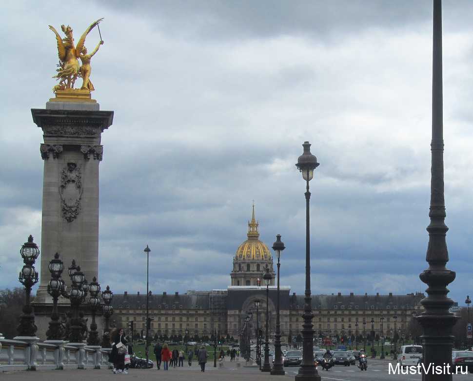 Город Париж, мост Александра III