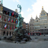Фонтан Брабо на Рыночной площади в Антверпене