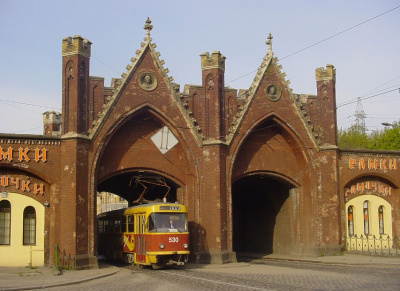 Бранденбургские ворота в Калининграде