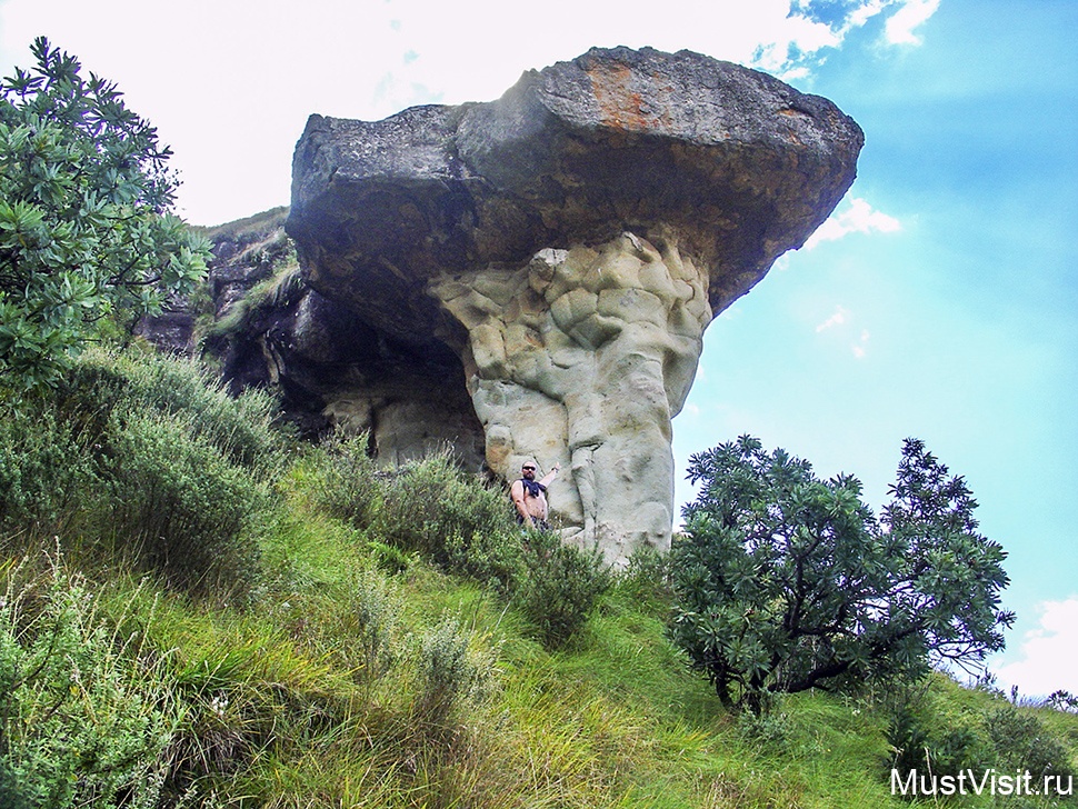 Каменный гриб в Нац.парке Драконовы горы
