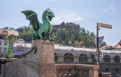 Мост Драконов в Любляне