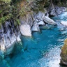 Blue pools of Makarora river