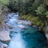 Blue pools of Makarora river
