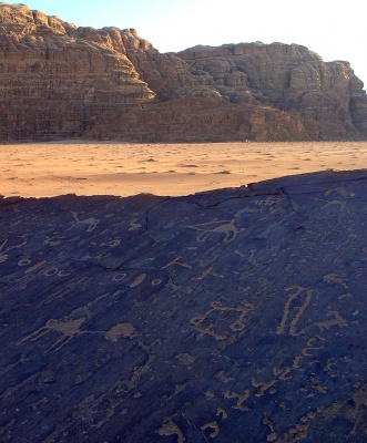 Петроглифы пустыни Вади-Рам