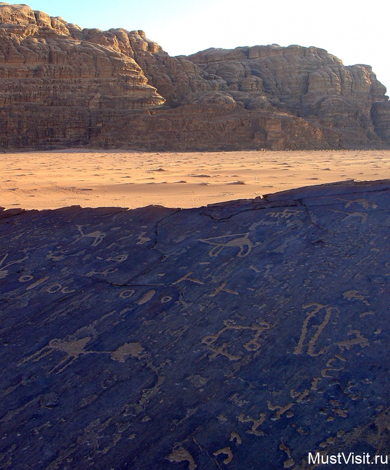 Петроглифы пустыни Вади-Рам