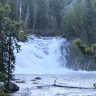 Водопад Льюис (Lewis) в Национальном парке Йеллоустоун