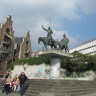 Город Брюссель, Испанская площадь, скульптурная композиция "Скульптурная композиция Дон Кихот и Санчо Панса"