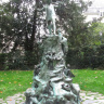 Памятник Питеру Пену в парке Эгмонт.
