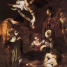 Копия картины Караваджо на алтарной стене оратория Сан-Лоренцо