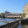Город Прага, река Влтава