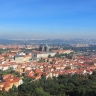 Город Прага, панорама Градчан и Пражского града