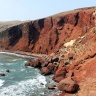 Красный пляж Акротири на о.Санторини