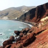 Красный пляж Акротири на о.Санторини