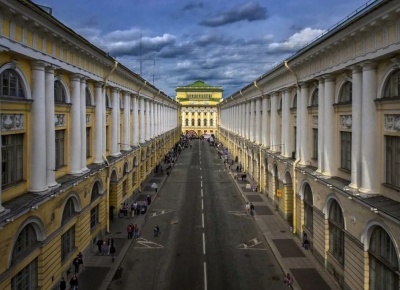 Улица зодчего Росси в Санкт-Петербурге
