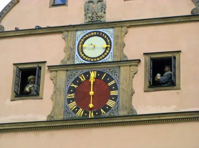 Башенные часы в Ротенбурге-на-Таубере