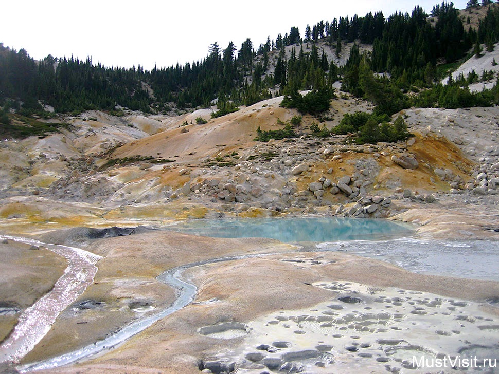 Геотермальная зона в Нац.парке Лассен-Вулканик