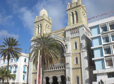Католический собор святого Викентия де Поля в Тунисе