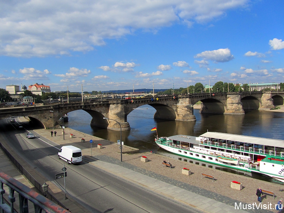 Мост Августа в Дрездене