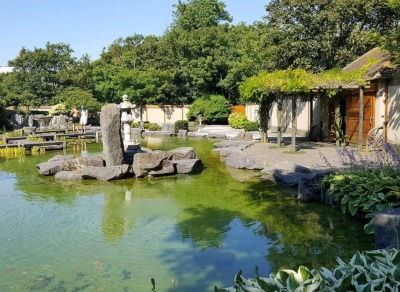 Японский сад Shinkaitei Tuin в Остенде
