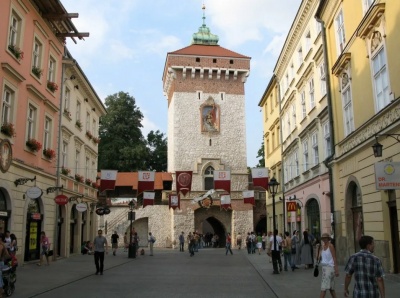 Флорианские ворота в Кракове
