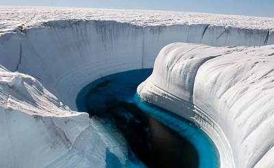 Большой Ледяной каньон в Гренландии - самый длинный каньон на Земле