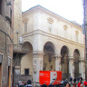 Лоджия делла Мерканция с  аркадами.