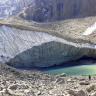 Ледник Учитель и озеро Знаний