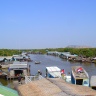 Плавучая деревня Chong Kneas на озере Тонлесап