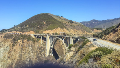 Мост Биксби на побережье Калифорнии