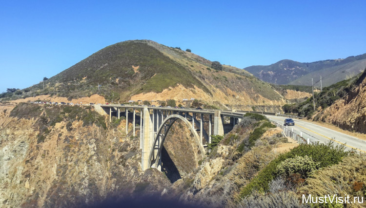 Мост Биксби на побережье Калифорнии