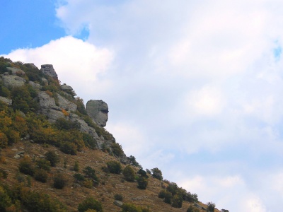 Голова Екатерины на горе Демерджи