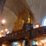 Интерьер Немецкой церкви в Стокгольме, орган.