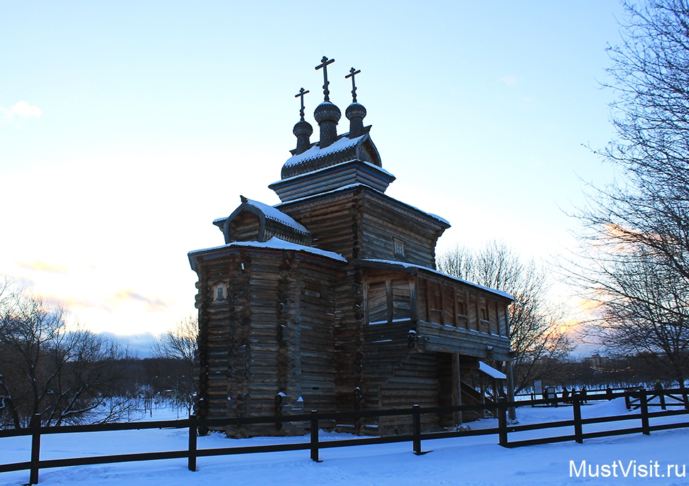 Деревянная церковь Георгия Победоносца в Коломенском
