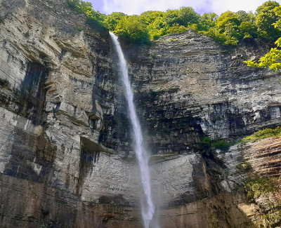 Водопад Кинчха - самый высокий водопад Грузии