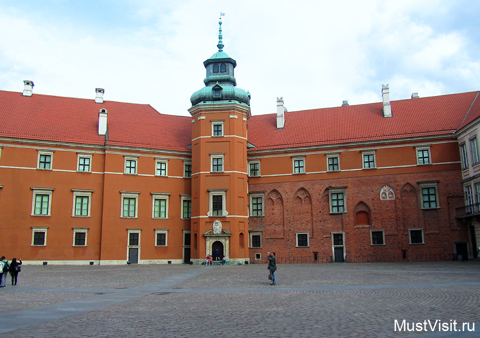 Внутренний двор Королевского дворца в Варшаве